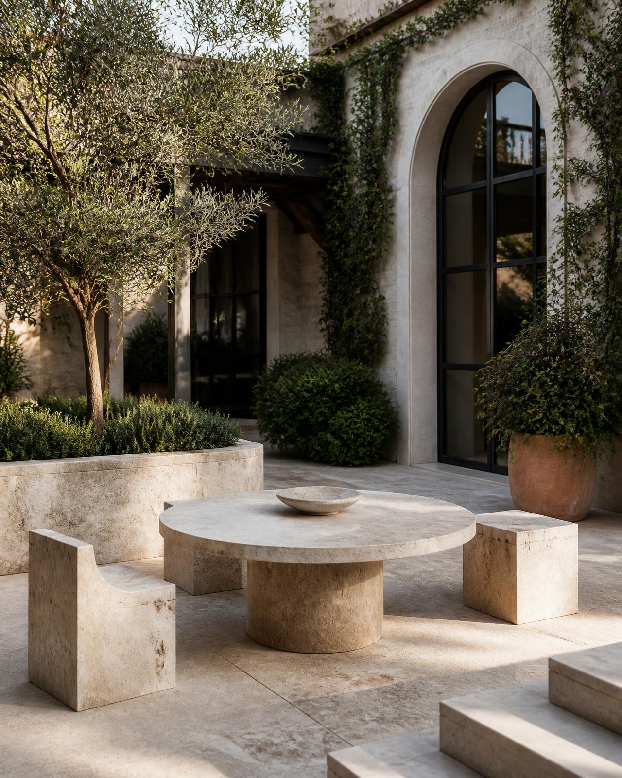 Garden Furniture used in a premium architectural setting